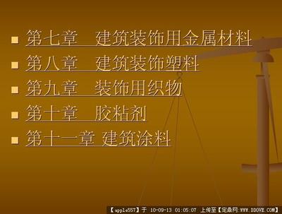 非常实用的新型建筑装饰材料讲义